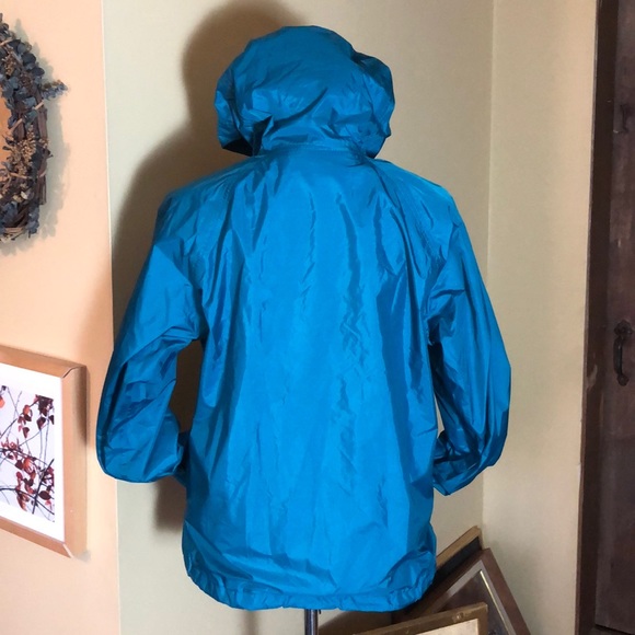 Vintage EMS Windbreaker Waterproof GORE-TEX Blue Green Classic Outdoor Parka - Picture 5 of 13